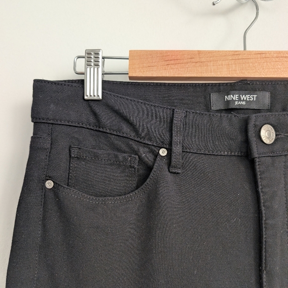 Nine West Black Gramercy Skinny Pants Size 10 - Picture 6 of 6